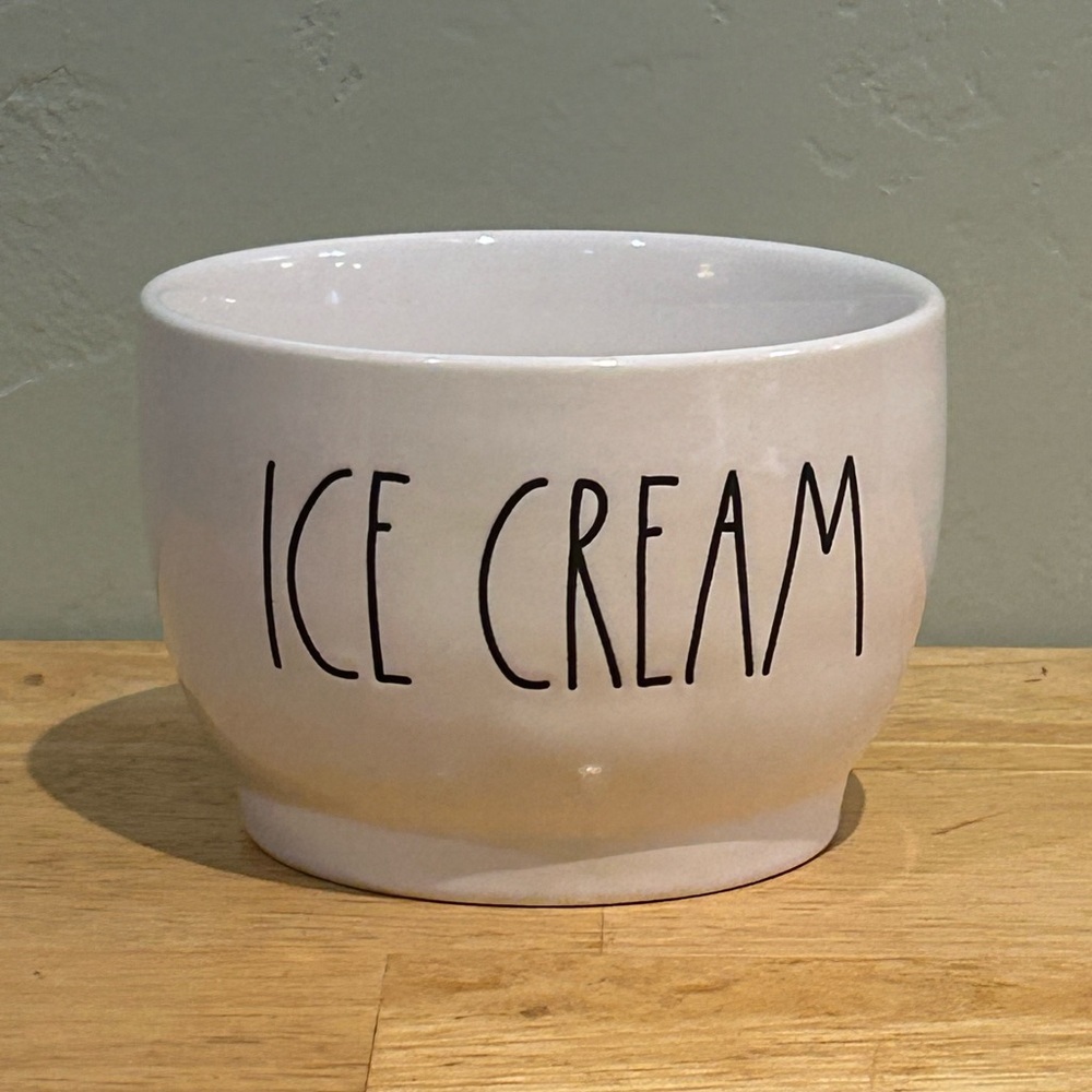 Rae Dunn Artisans Collection Ceramic ICE CREAM bowl. Brand New!